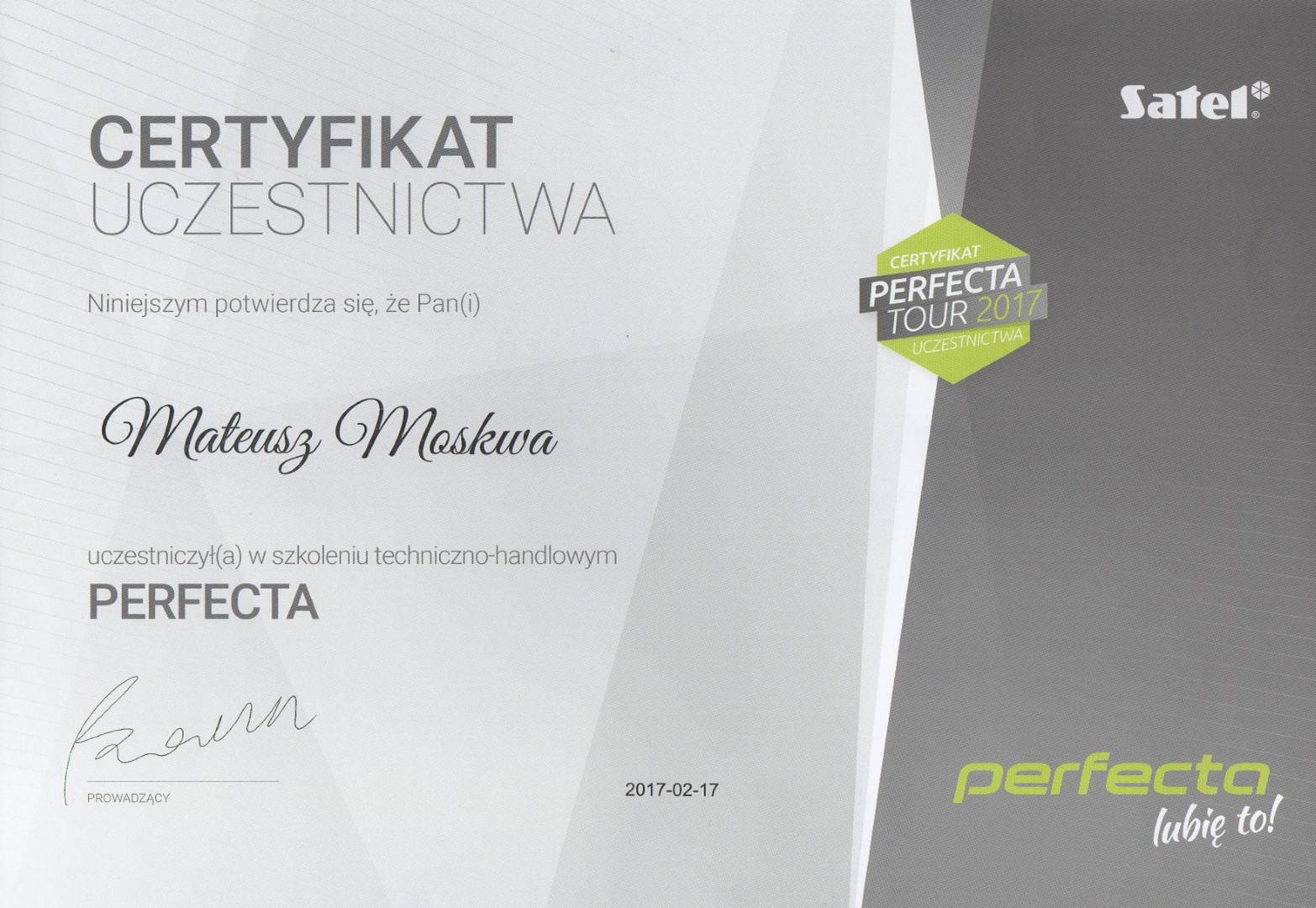 Certyfikat satel